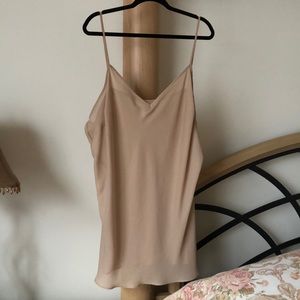 SLIP WITH SPAGHETTI STRAPS SHEER